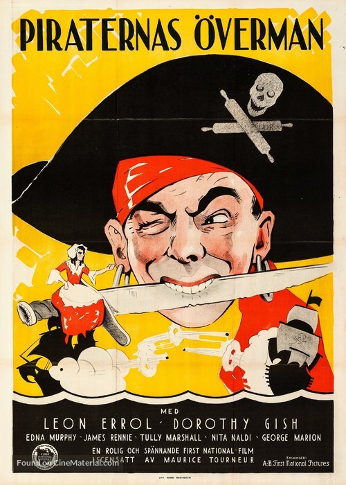 Clothes Make the Pirate - Swedish Movie Poster