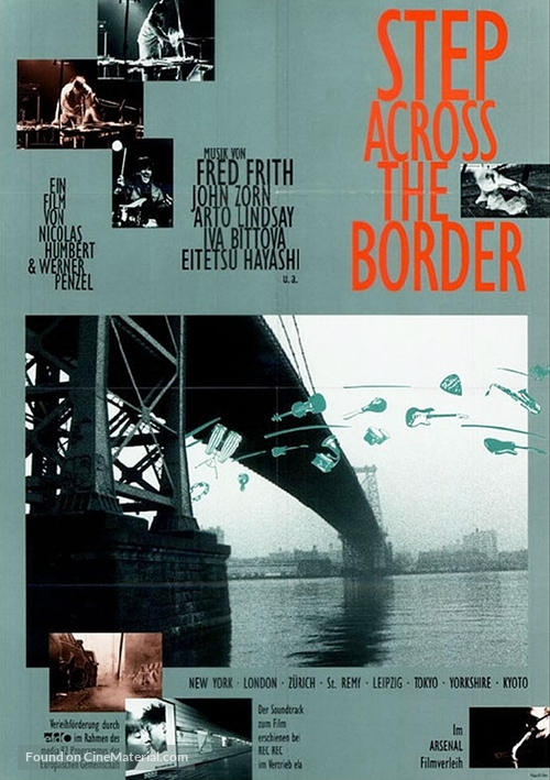 Step Across the Border - German Movie Poster