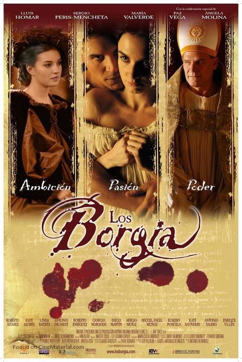 Los Borgia - Spanish Movie Poster