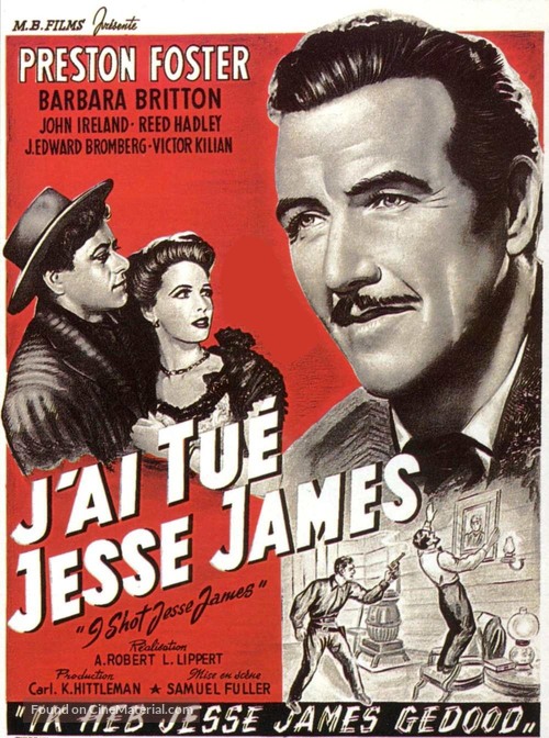 I Shot Jesse James - Belgian Movie Poster