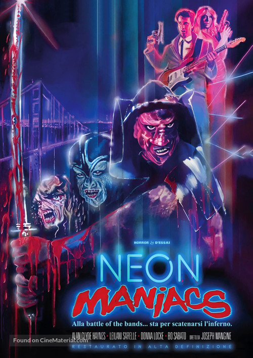 Neon Maniacs - Italian Movie Cover