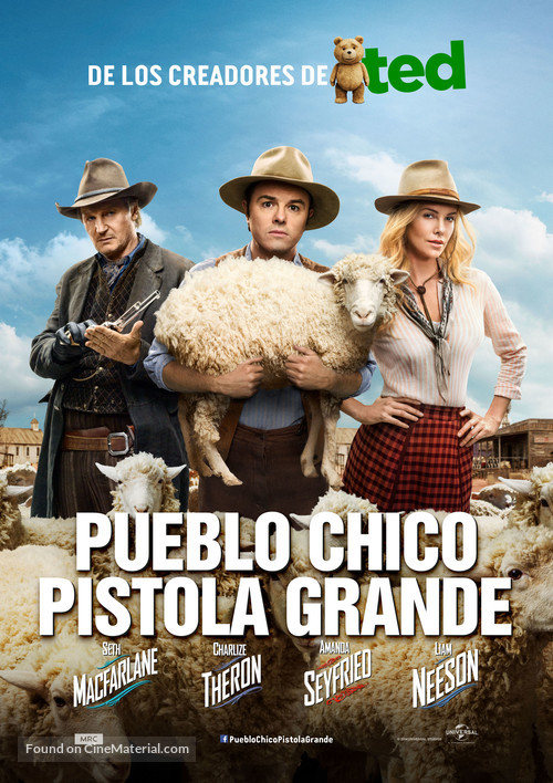 A Million Ways to Die in the West - Colombian Movie Poster