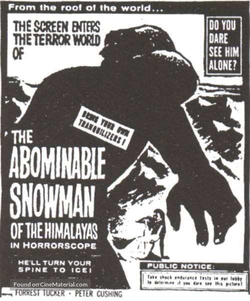 The Abominable Snowman - poster