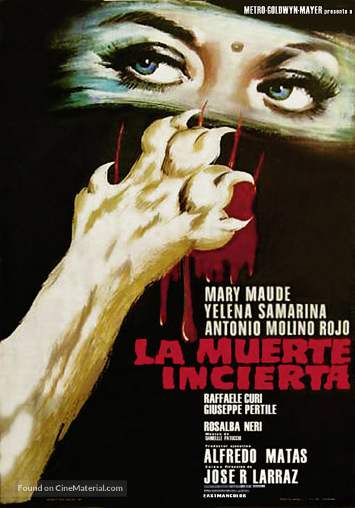 La muerte incierta - Spanish Movie Poster