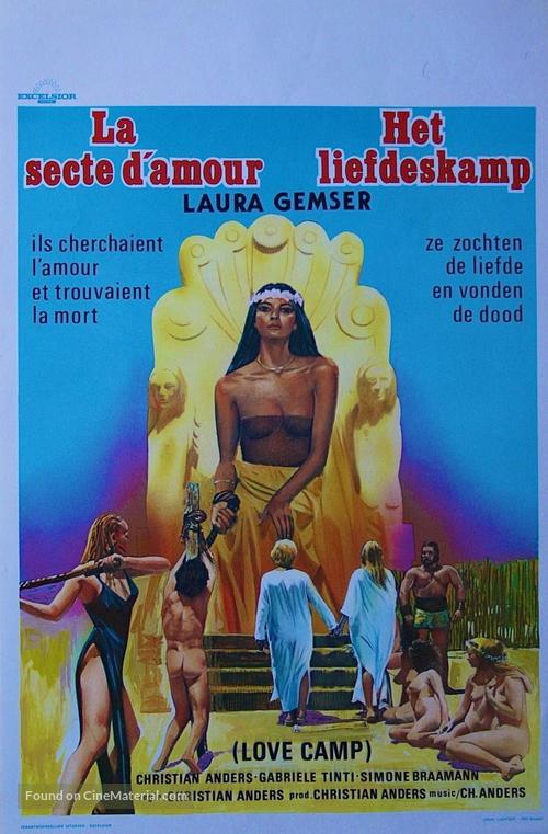 Die Todesg&ouml;ttin des Liebescamps - Belgian Movie Poster