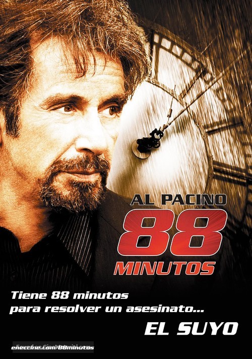 88 Minutes - Uruguayan Movie Poster