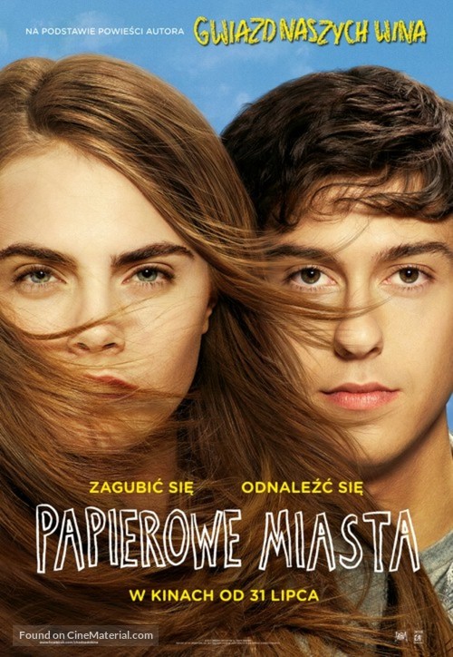 Paper Towns - Polish Movie Poster