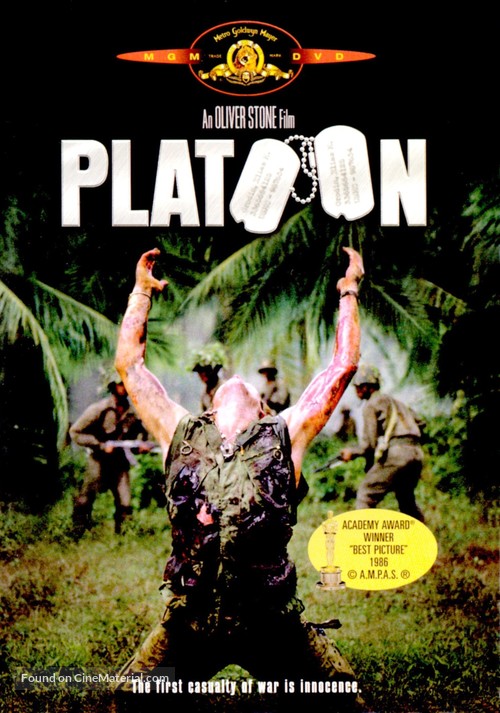 Platoon - DVD movie cover