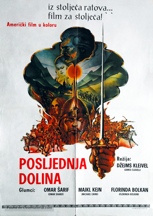 The Last Valley - Yugoslav Movie Poster