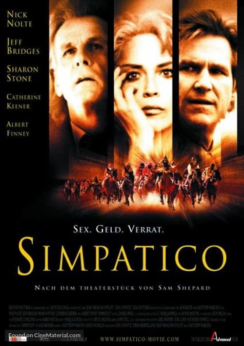 Simpatico - German Movie Poster