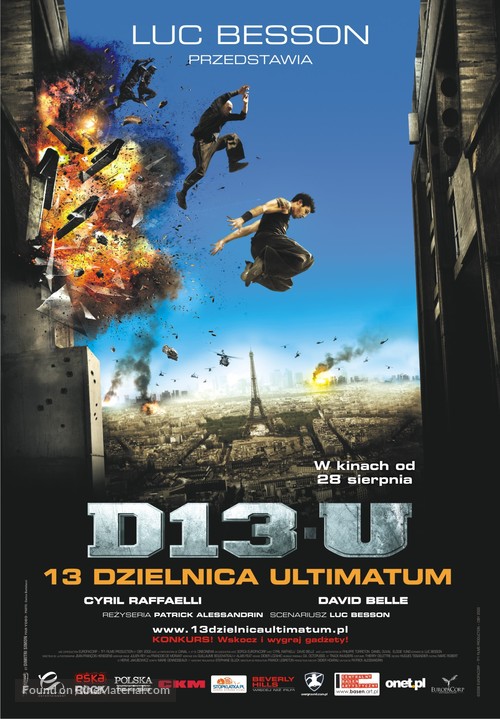 Banlieue 13 - Ultimatum - Polish Movie Poster