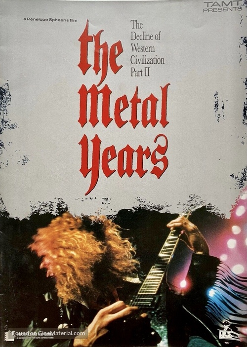 The Decline of Western Civilization Part II: The Metal Years - Japanese Movie Poster