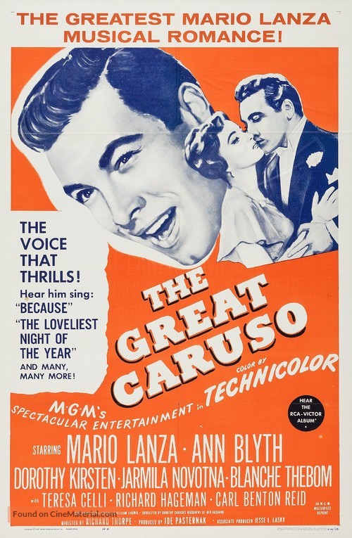 The Great Caruso - Movie Poster