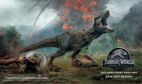 Jurassic World: Fallen Kingdom - German Movie Poster
