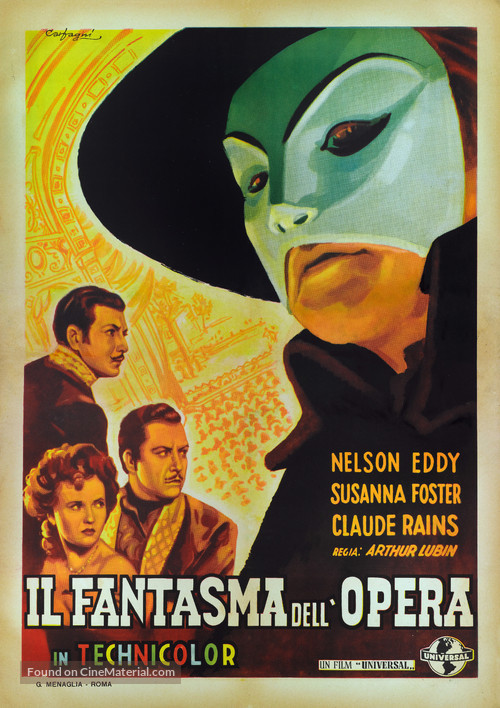 Phantom of the Opera - Italian Movie Poster