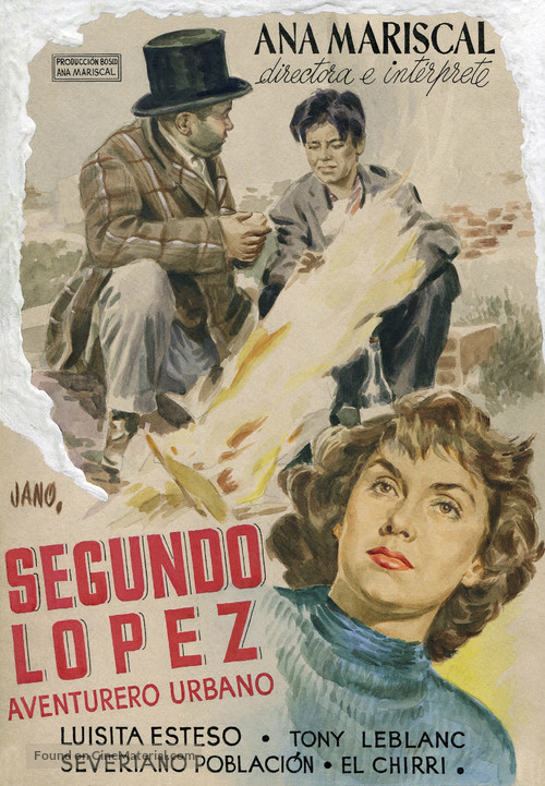 Segundo L&oacute;pez, aventurero urbano - Spanish Movie Poster