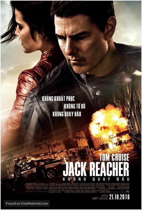 Jack Reacher: Never Go Back - Vietnamese Movie Poster