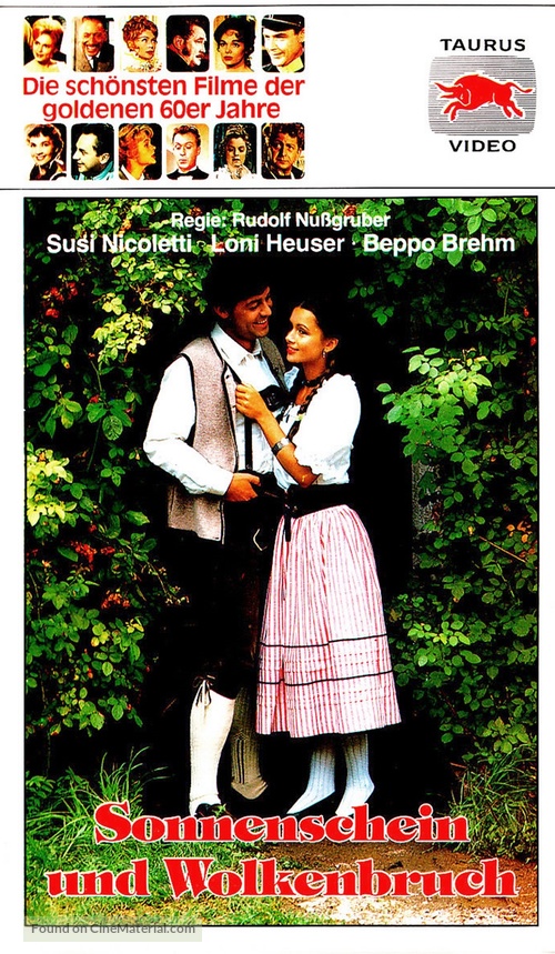 Sonnenschein und Wolkenbruch - German VHS movie cover