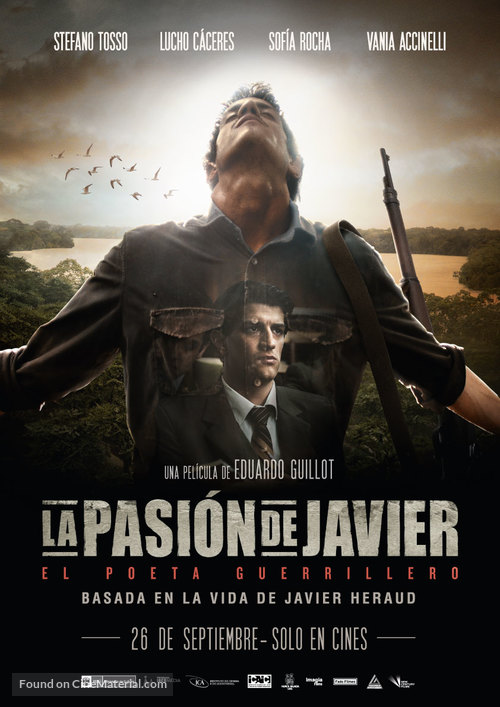 La pasi&oacute;n de Javier - Peruvian Movie Poster