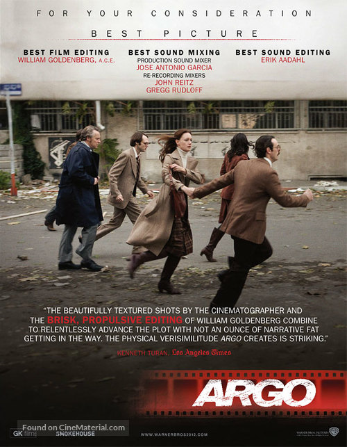 Argo - For your consideration movie poster