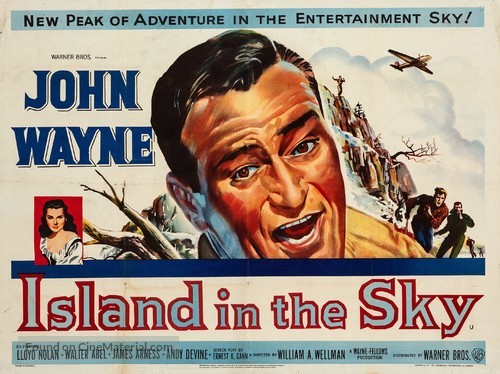 Island in the Sky - British Movie Poster