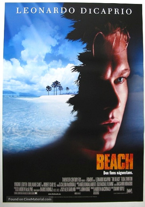 The Beach - Swedish Movie Poster