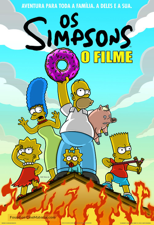 The Simpsons Movie - Brazilian Movie Poster