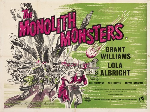 The Monolith Monsters - British Movie Poster