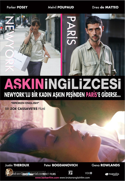 Broken English - Turkish Movie Poster