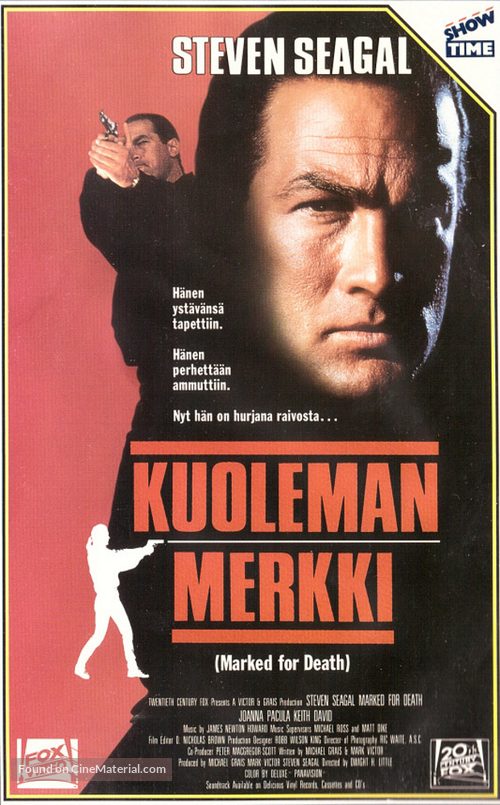 Marked For Death - Finnish Movie Cover