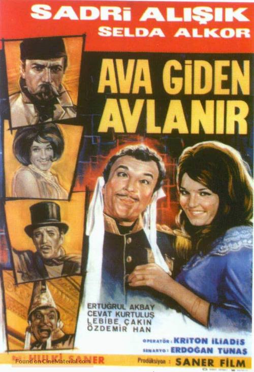 Ava giden avlanir - Turkish Movie Poster