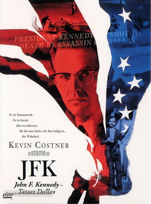 JFK - German DVD movie cover