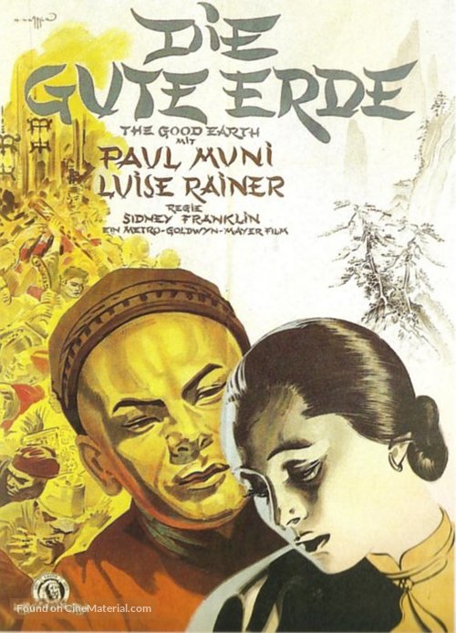The Good Earth - German Movie Poster