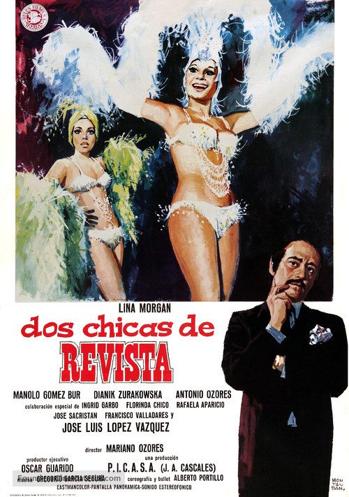 Dos chicas de revista - Spanish Movie Poster