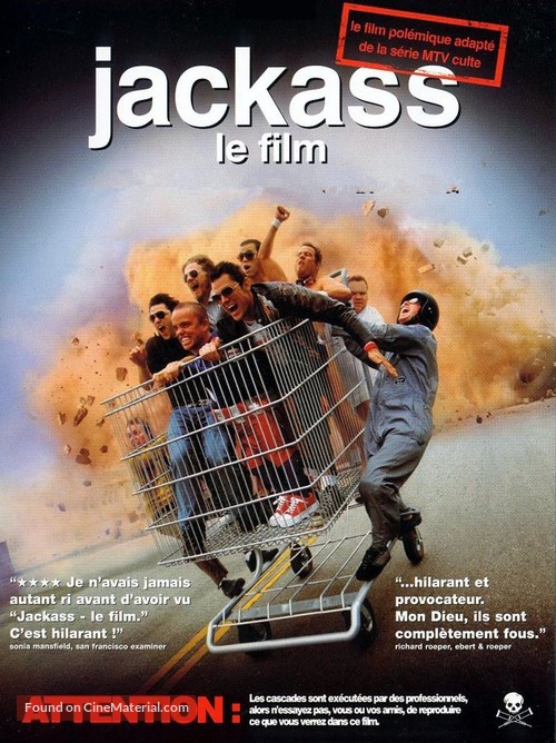 Jackass: The Movie - French Movie Poster