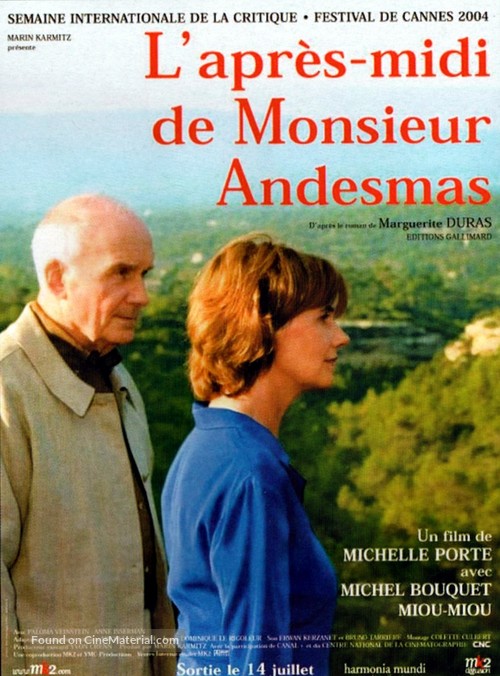 L&#039;apr&egrave;s-midi de monsieur Andesmas - French Movie Poster