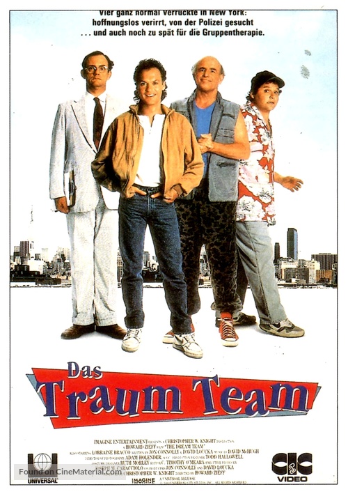 The Dream Team - German VHS movie cover