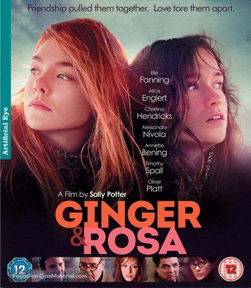 Ginger &amp; Rosa - British Blu-Ray movie cover