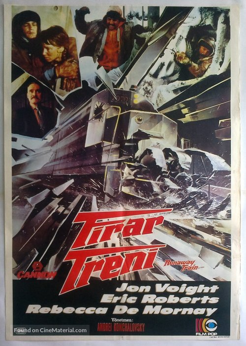 Runaway Train - Turkish Movie Poster