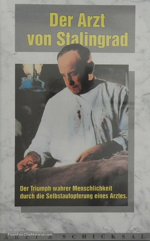 Der Arzt von Stalingrad - German VHS movie cover