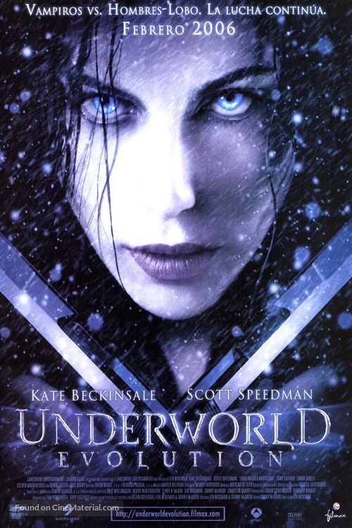 Underworld: Evolution - Spanish Movie Poster