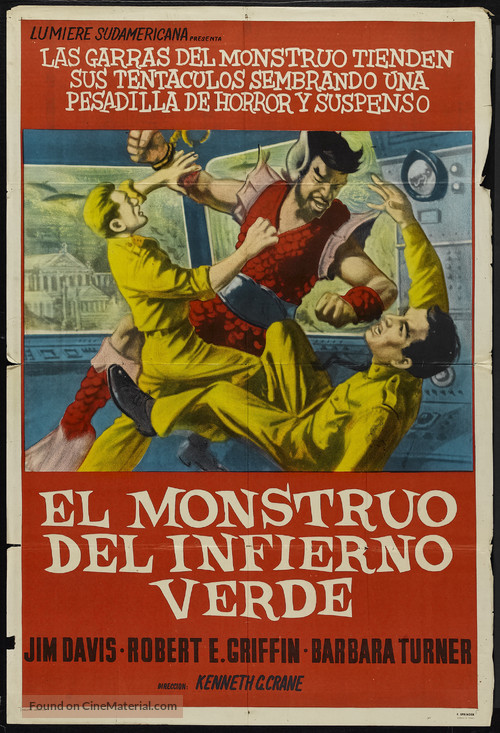 Monster from Green Hell - Argentinian Theatrical movie poster
