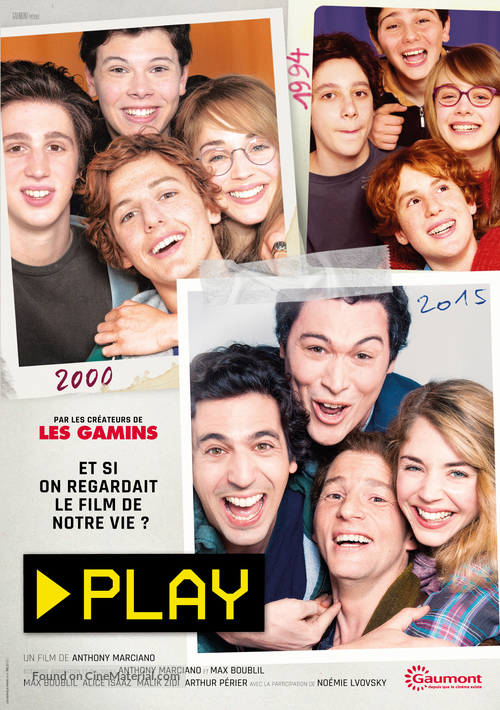 Play - French DVD movie cover