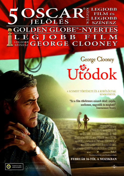 The Descendants - Hungarian Movie Poster