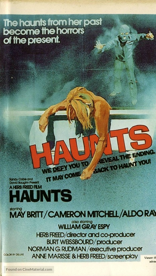 Haunts - VHS movie cover