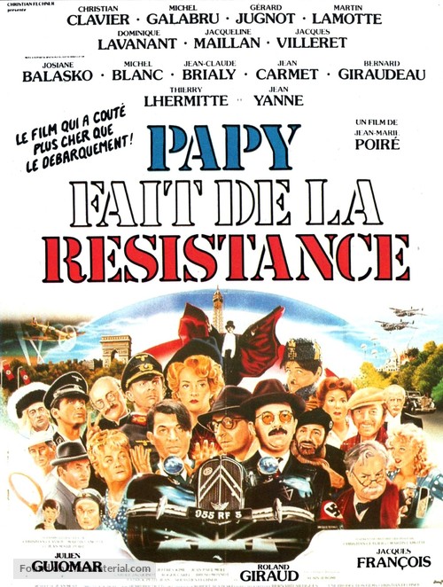 Papy fait de la r&eacute;sistance - French Movie Poster