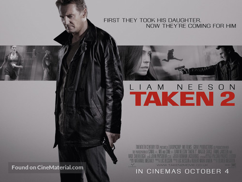 Taken 2 - British Movie Poster