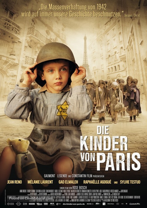 La rafle - German Movie Poster