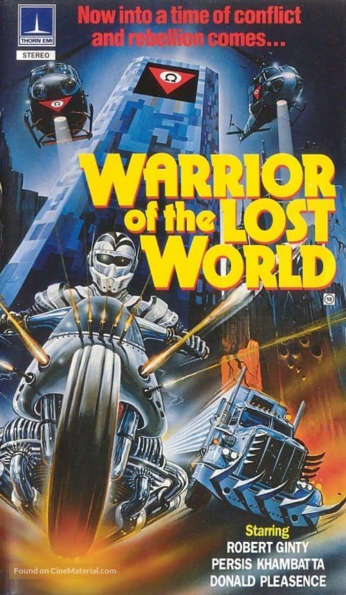 Warrior of the Lost World - Dutch VHS movie cover