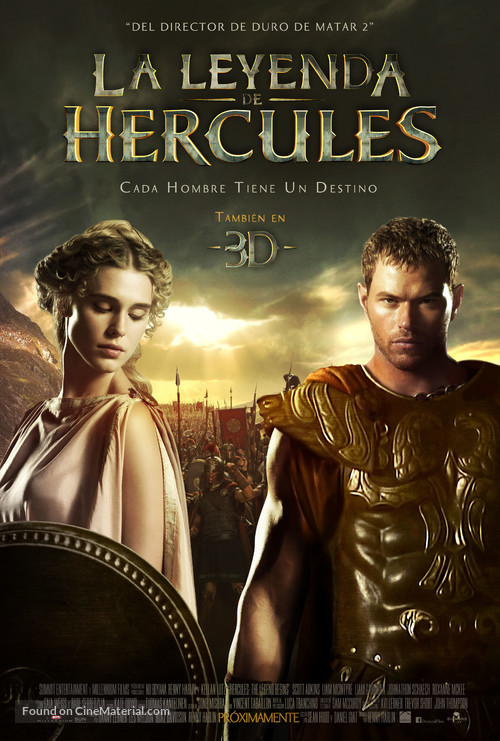 The Legend of Hercules - Argentinian Movie Poster